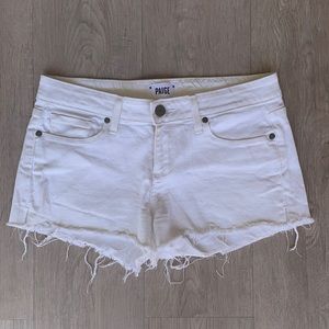 Classic White Jean Shorts